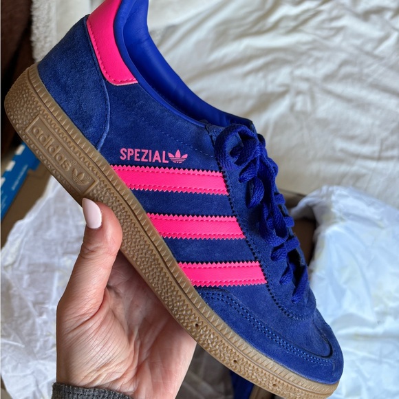 Adidas Spezial Blue and Pink Sneakers - Picture 1 of 4